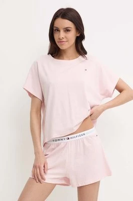 Tommy Hilfiger piżama damska kolor różowy UW0UW05425