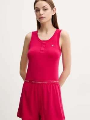 Tommy Hilfiger piżama damska kolor różowy UW0UW05890