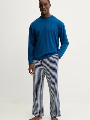 Tommy Hilfiger piżama męska kolor niebieski wzorzysta UM0UM03602