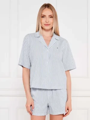 Tommy Hilfiger Piżama | Relaxed fit | z dodatkiem lnu
