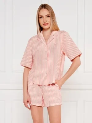 Tommy Hilfiger Piżama | Relaxed fit | z dodatkiem lnu