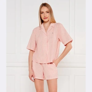 Tommy Hilfiger Piżama | Relaxed fit | z dodatkiem lnu
