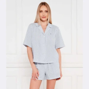 Tommy Hilfiger Piżama | Relaxed fit | z dodatkiem lnu
