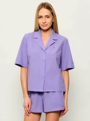 Tommy Hilfiger Piżama | Relaxed fit | z dodatkiem lnu