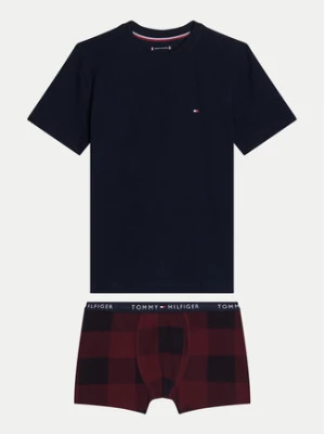 Tommy Hilfiger Piżama UB0UB00562 Granatowy Regular Fit