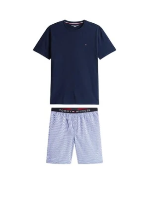Tommy Hilfiger Piżama UM0UM01959 Granatowy Regular Fit
