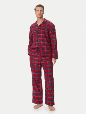 Tommy Hilfiger Piżama UM0UM03659 Czerwony Relaxed Fit