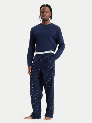 Tommy Hilfiger Piżama UM0UM03999 Granatowy Regular Fit