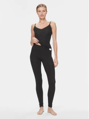 Tommy Hilfiger Piżama UW0UW04987 Czarny Slim Fit