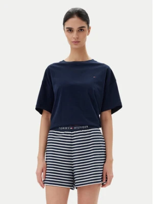Tommy Hilfiger Piżama UW0UW05760 Granatowy Regular Fit
