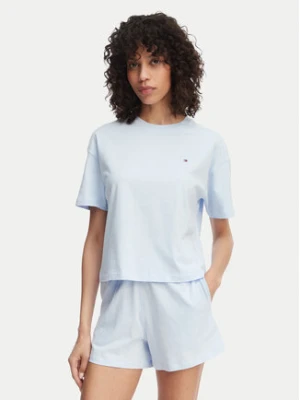 Tommy Hilfiger Piżama UW0UW05912 Niebieski jasny Regular Fit