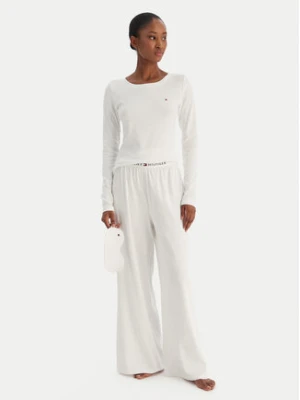 Tommy Hilfiger Piżama UW0UW06157 Écru Regular Fit