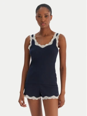 Tommy Hilfiger Piżama UW0UW06215 Granatowy Regular Fit