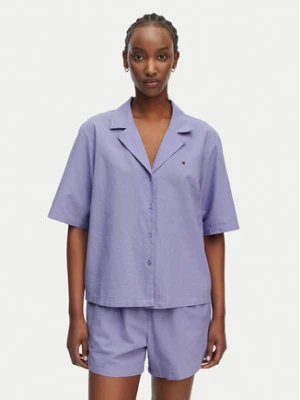 Tommy Hilfiger Piżama UW0UW06505 Fioletowy jasny Regular Fit