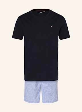 Tommy Hilfiger Piżama Z Szortami blau