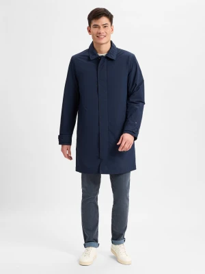 Tommy Hilfiger Płaszcz - Desert Sky Mężczyźni niebieski jednolity,