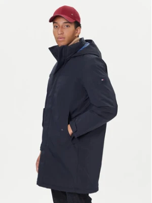 Tommy Hilfiger Płaszcz przejściowy MW0MW41362 Granatowy Regular Fit