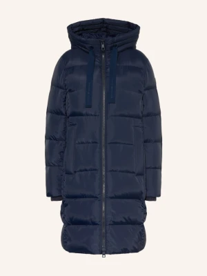 Tommy Hilfiger Płaszcz Puchowy blau GRANATOWY