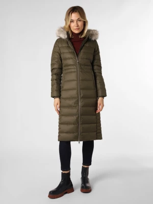 Zdjęcie produktu Tommy Hilfiger Płaszcz puchowy damski Kobiety zielony jednolity,