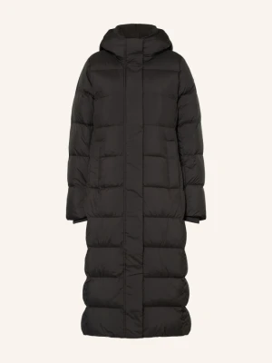 Tommy Hilfiger Płaszcz Puchowy schwarz CZARNY