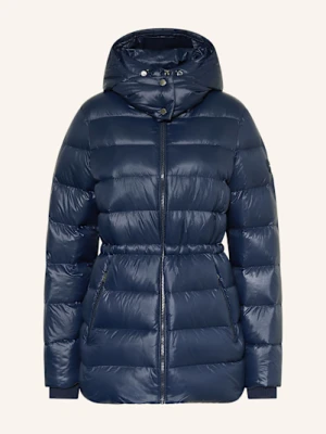 Tommy Hilfiger Płaszcz Puchowy Z Odpinanym Kapturem blau