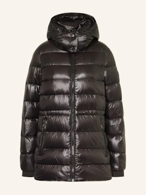 Tommy Hilfiger Płaszcz Puchowy Z Odpinanym Kapturem schwarz