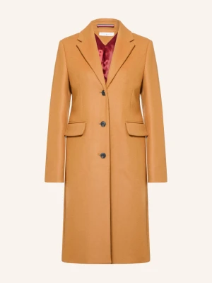 Tommy Hilfiger Płaszcz Wełniany braun CAMELOWY