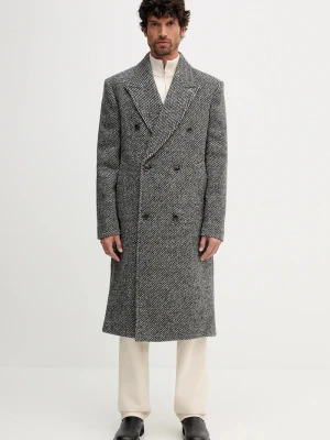 Tommy Hilfiger płaszcz wełniany czarny