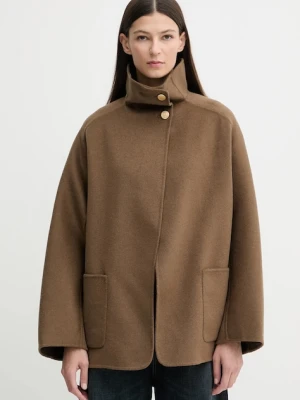 Tommy Hilfiger płaszcz z dodatkiem wełny