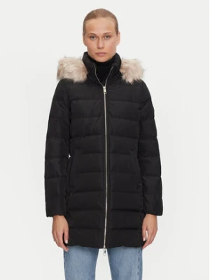 Tommy Hilfiger Płaszcz zimowy Heritage WW0WW43234 Czarny Regular Fit