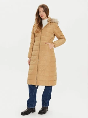 Tommy Hilfiger Płaszcz zimowy Heritage WW0WW43601 Beżowy Regular Fit