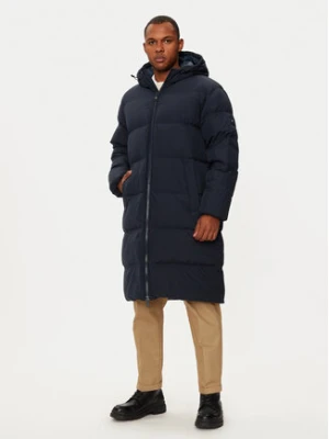 Tommy Hilfiger Płaszcz zimowy MW0MW37368 Granatowy Regular Fit