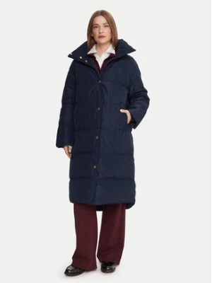 Tommy Hilfiger Płaszcz zimowy WW0WW47279 Granatowy Relaxed Fit