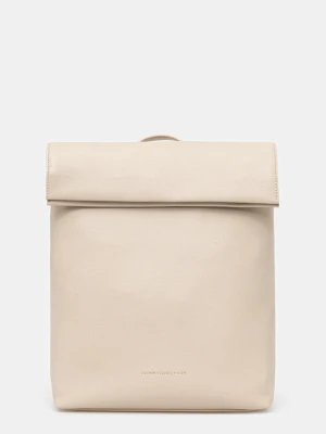 Tommy Hilfiger plecak damski kolor beżowy duży gładki AW0AW17654