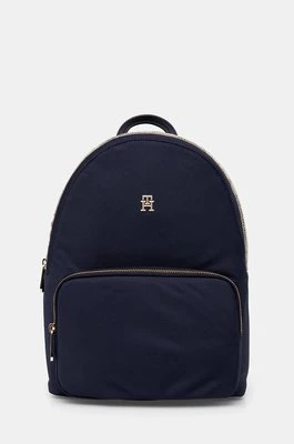 Tommy Hilfiger plecak damski kolor granatowy duży gładki AW0AW17106