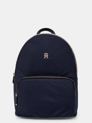 Tommy Hilfiger plecak damski kolor granatowy duży gładki AW0AW17106