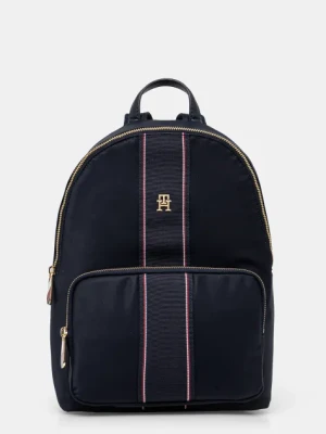 Tommy Hilfiger plecak damski kolor granatowy duży wzorzysty AW0AW17162