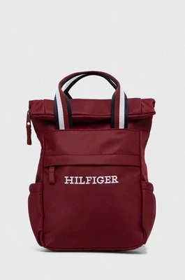 Tommy Hilfiger plecak dziecięcy kolor bordowy mały z aplikacją