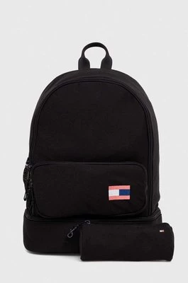 Tommy Hilfiger plecak dziecięcy kolor czarny mały z aplikacją