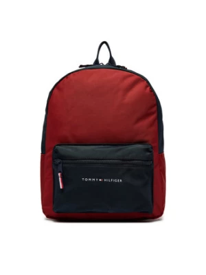Tommy Hilfiger Plecak Essential Colorblock Backpack AU0AU01917 Czerwony
