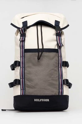 Tommy Hilfiger plecak męski kolor beżowy duży wzorzysty AM0AM12305