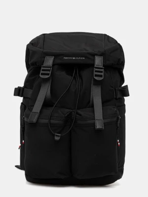 Tommy Hilfiger plecak męski kolor czarny duży gładki AM0AM14038