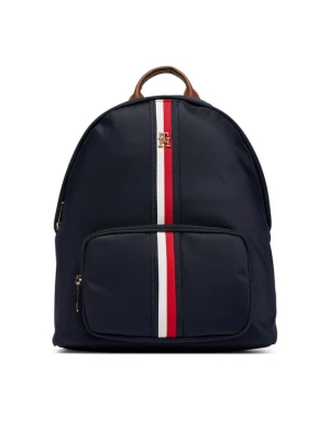 Tommy Hilfiger Plecak Popette Dome Backpack Corp AW0AW19243 Granatowy