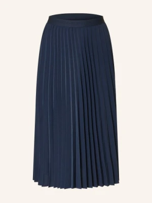 Tommy Hilfiger Plisowana Spódnica blau