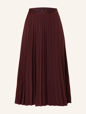 Tommy Hilfiger Plisowana Spódnica rot