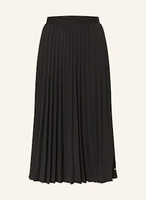 Tommy Hilfiger Plisowana Spódnica schwarz