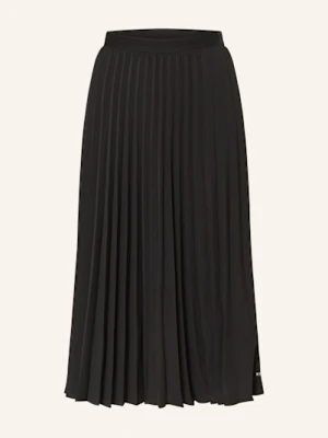 Tommy Hilfiger Plisowana Spódnica schwarz