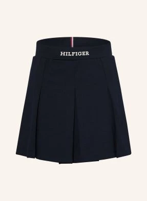 Tommy Hilfiger Plisowana Spódnica Z Dżerseju blau