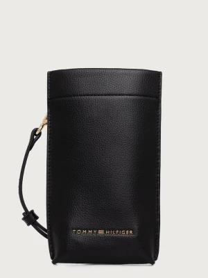 Tommy Hilfiger pokrowiec na telefon damski z imitacji skóry czarny
