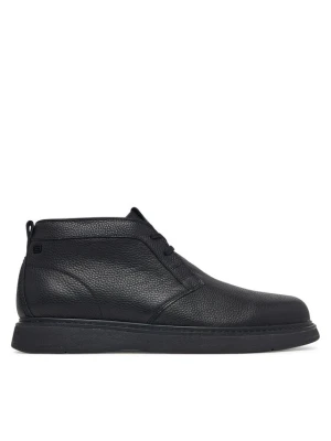 Tommy Hilfiger Półbuty Comfort Leather Chukka FM0FM06075 Czarny